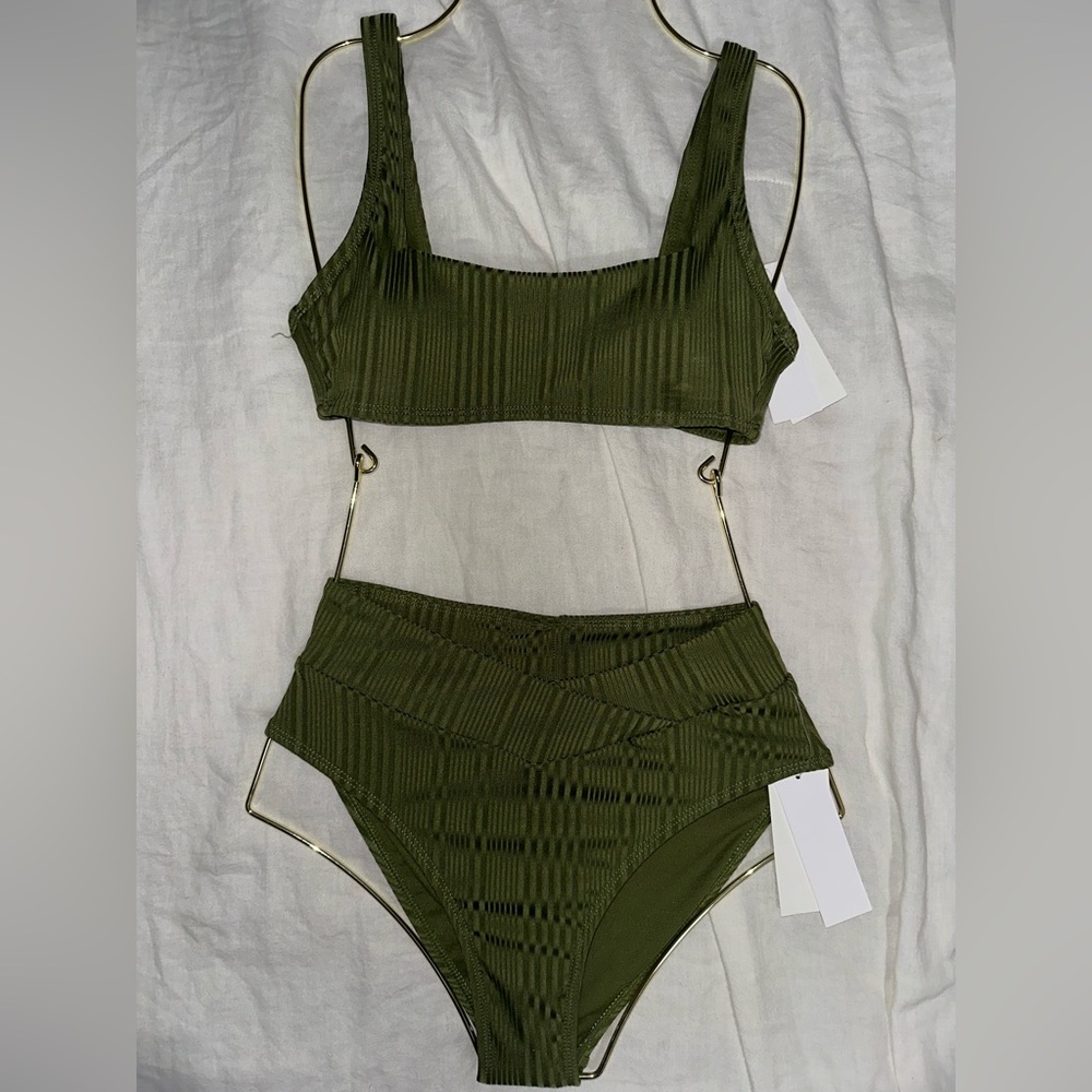 Salt + Cove Olive Bikini Set